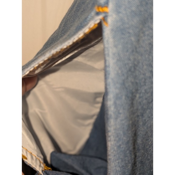 Denim Shirt Dress Womens Casual Short Sleeve Button Down Midi Dress Small NWOT - Picture 9 of 10